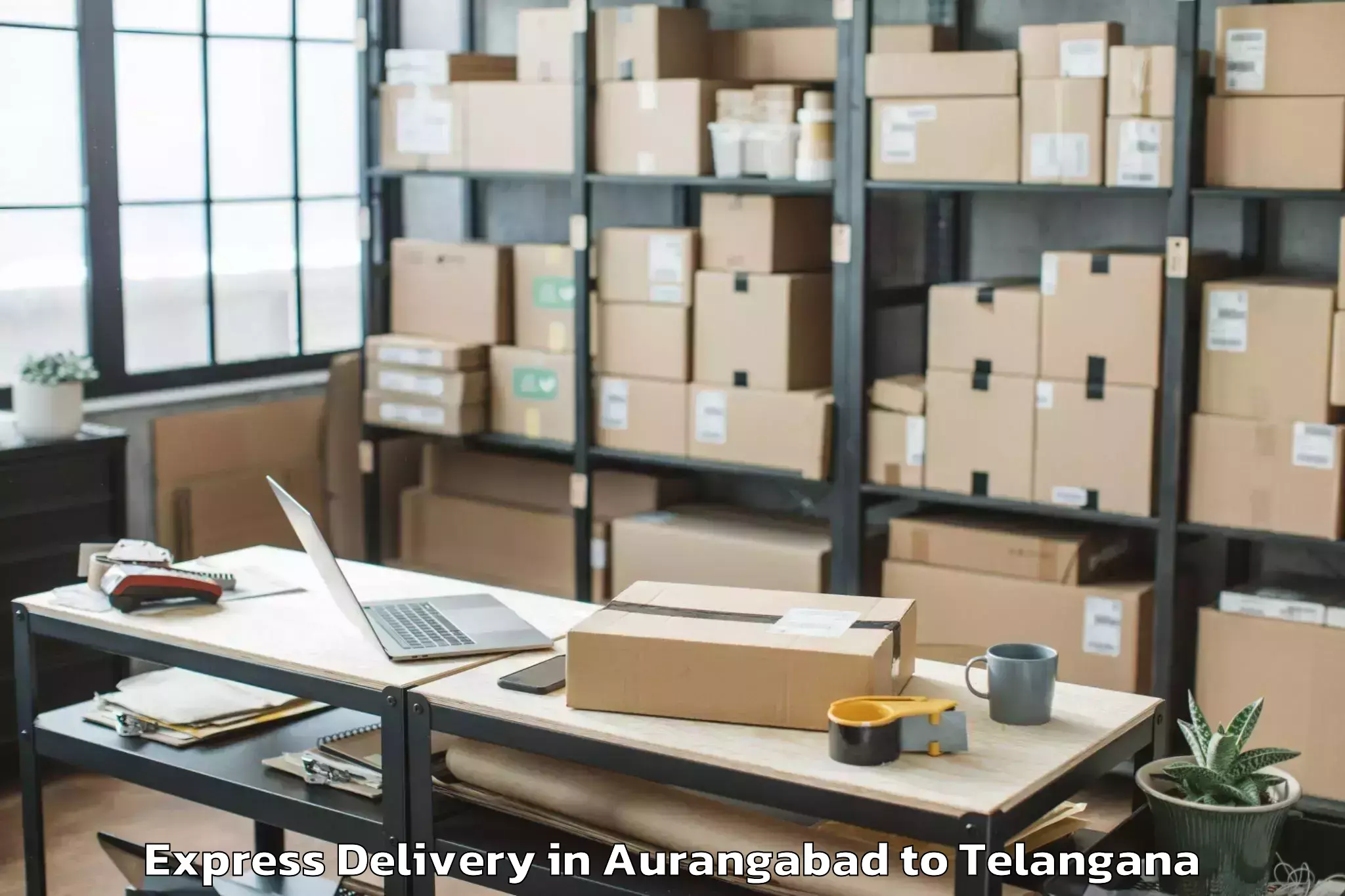 Leading Aurangabad to Thorrur Express Delivery Provider